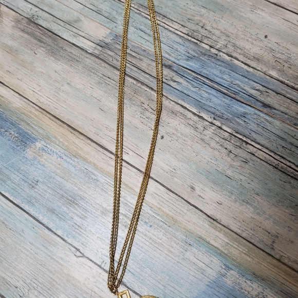 Vintage TRIFARI Multi chain dangle tassel Necklace. - Picture 3 of 11